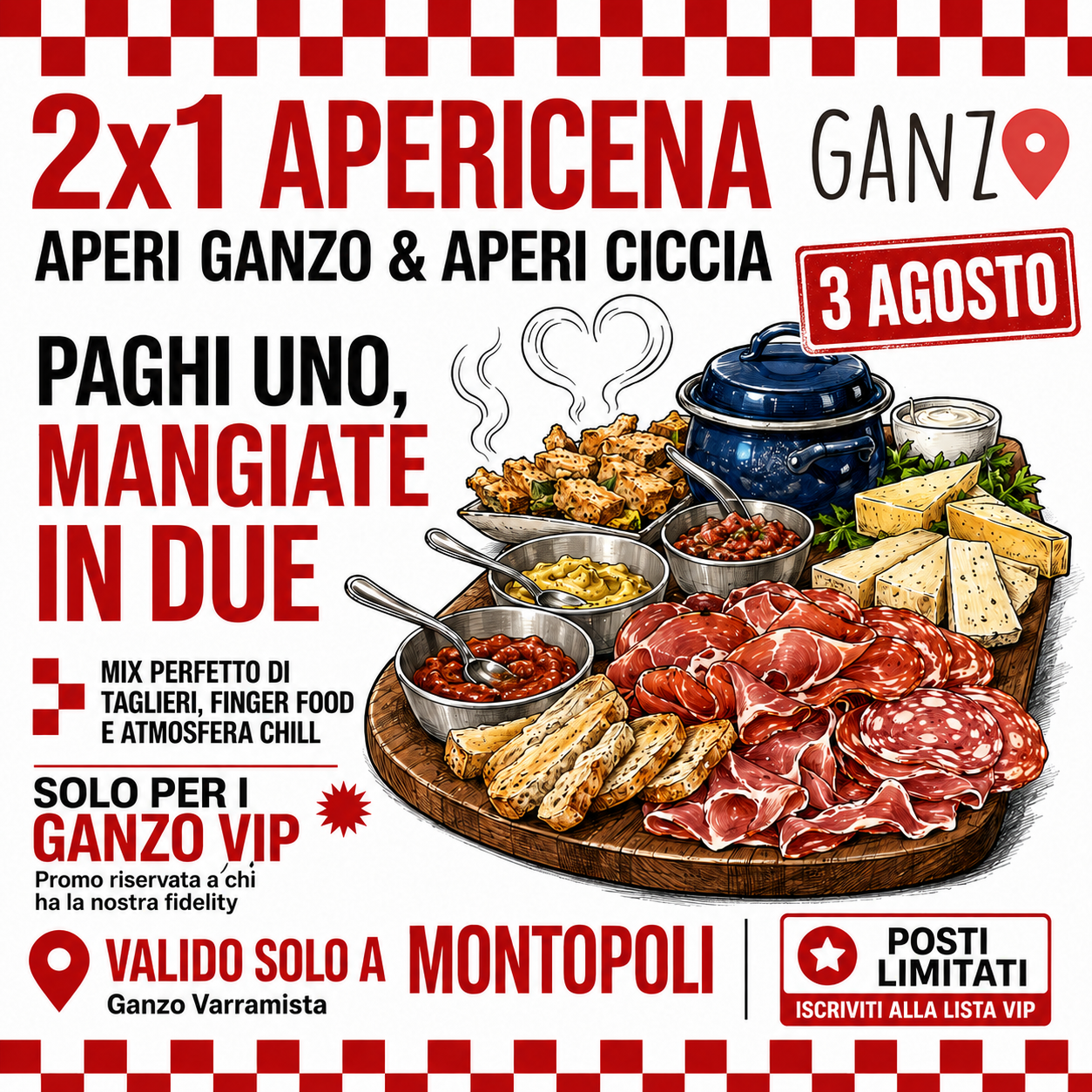 3 Agosto — AperiGanzo 2x1